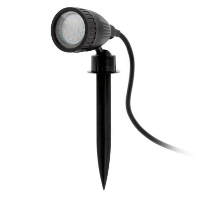 NEMA - Spot d'ext&eacute;rieur &agrave; planter ampoule LED Noir 3W H18,5cm