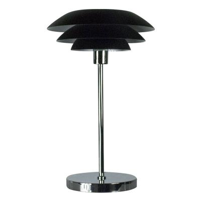 DL31 - Lampe de table en m&eacute;tal noir mat, h 50 cm d 31 cm