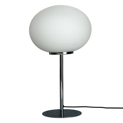 Queen - Lampe de table en M&eacute;tal Noir mat et laiton, h 50 cm d 21 cm