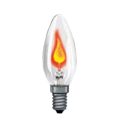Paulmann 53000 Ampoule Bougie Scintillante 3W, E14, 97mm 35mm, Clair