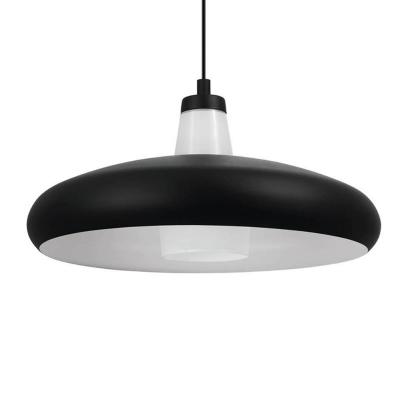 Tabanera dome suspension plafonnier noir, blanc