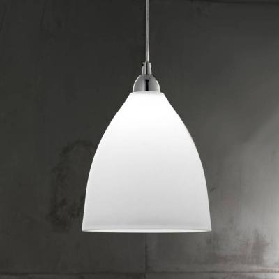 Fabas Luce Suspension en verre PROVENZA 20 cm blanc
