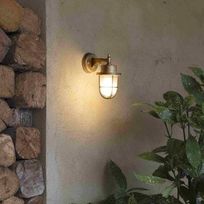 FARO BARCELONA Applique d&acute;ext&eacute;rieur Nahir laiton, anti-eau de mer
