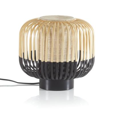 Forestier Bamboo Light S lampe &agrave; poser 24&nbsp;cm noire
