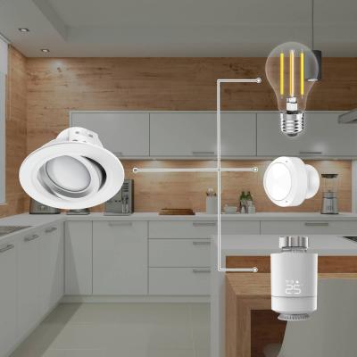 Hama spot encastr&eacute; LED WLAN, appli, CCT, nickel