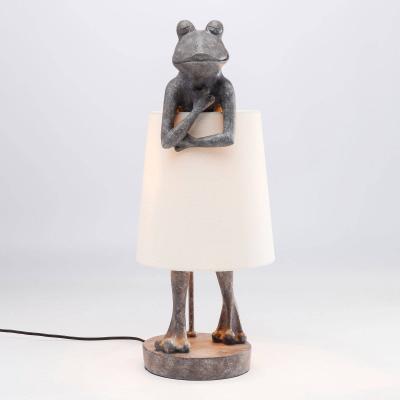 Kare Lampe de table en forme d&rsquo;animal, Grenouille grise., 23 cm