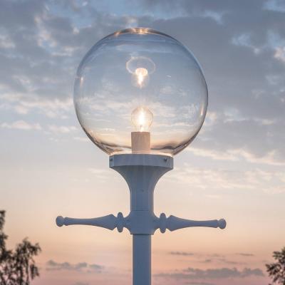 Konstsmide orion lampadaire taurus ext&eacute;rieur blanc classique, ip23