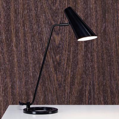 Lampe &agrave;&nbsp; poser orientable en m&eacute;tal noir hauteur 50cm CAL noir noir