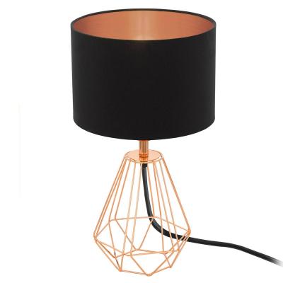 Eglo - Lampe sur pied Carlton 2 H30,5 cm - Cuivre Rose