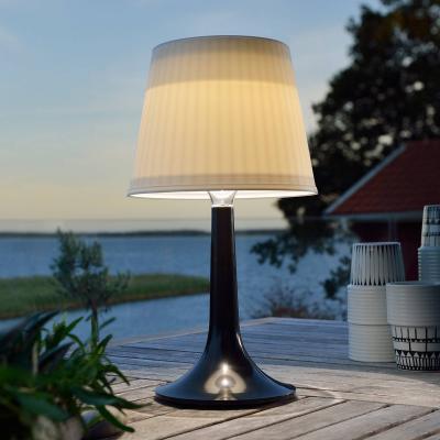 Konstsmide Assisi Lampe de table solaire &agrave; LED Noir