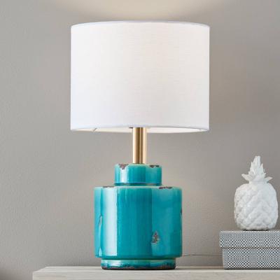 Markslojd COUS - Lampe de table d'int&eacute;rieur 1 lumi&egrave;re bleue, E27