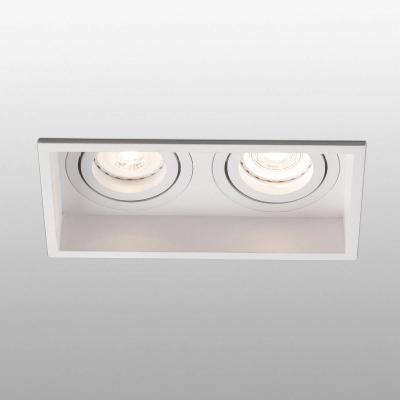 FARO BARCELONA Lampe encastrable Hyde 2 lampes inclinable blanc