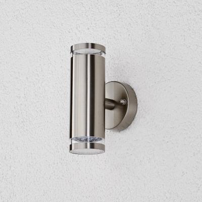 Lindby Applique d'ext&eacute;rieur LED Tiberius acier inoxydable