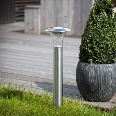 Led Lampe Solaire 'Jolin' en inox - inox, transparent