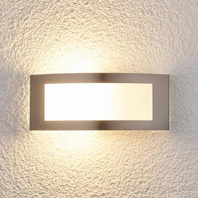 Lindby Raja - applique d'ext&eacute;rieur LED en inox