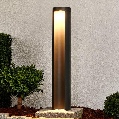 Lucande Borne lumineuse LED Jaron gris graphite
