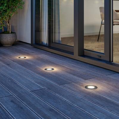 Lucande IP67 - Spot LED encastrable dans le sol Ava, rond