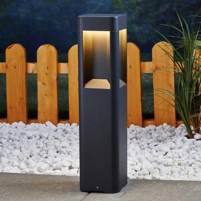 LED Borne Eclairage Exterieur 'Annika' en aluminium - anthracite