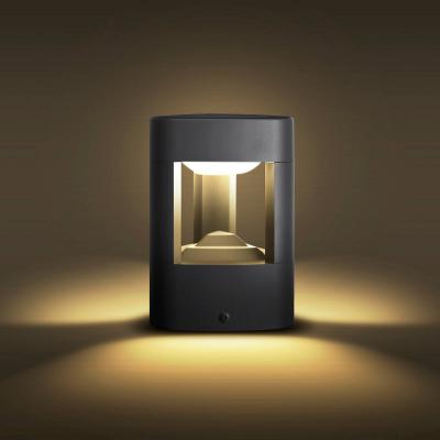 Lucande lampe pour socle LED Pirron, 20 cm, triangulaire, IP54