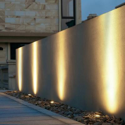 Spot encastrable dans le sol 'ava' en aluminium - inox