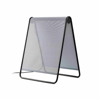 Faro Cadaques - Lampadaire Ext&eacute;rieur LED Gris 18W 3000K Bleu IP65