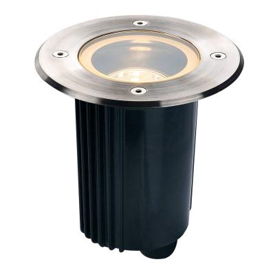 Dasar 80 gu10 encastr&eacute; de sol, rond, inox 316, max. 35w, ip67