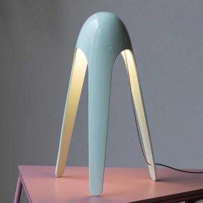 Lampe de table Cyborg LED m&eacute;tal bleu - Martinelli Luce