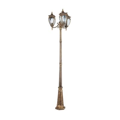 Maytoni Fleur Lampadaires d'ext&eacute;rieur noir avec or, IP44