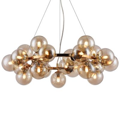 Maytoni Suspension ronde Dallas, dor&eacute;