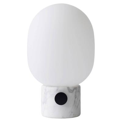 Lampe &agrave; poser - JWDA Marbre Marbre Carrara blanc &Oslash; 19 x H 32 cm