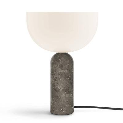 Lampe &agrave; poser - KIZU Marbre Gris du Marais &Oslash; 25 x H 35 cm