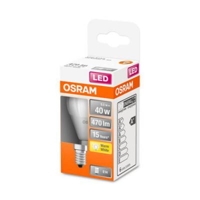 OSRAM ampoule goutte LED E14 4,9&nbsp;W 827 Star, mate