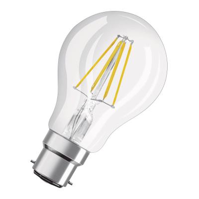 OSRAM LED B22d Classic A60 827 6,5&nbsp;W transparente