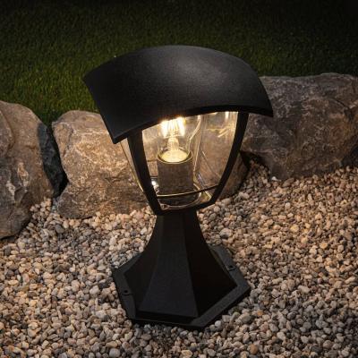 Borne PAULMANN Classic Curved IP44 E27 noir