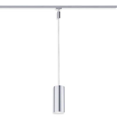 Suspension LED en spot pat&egrave;re URail m&eacute;tal argent brillant, PAULMANN