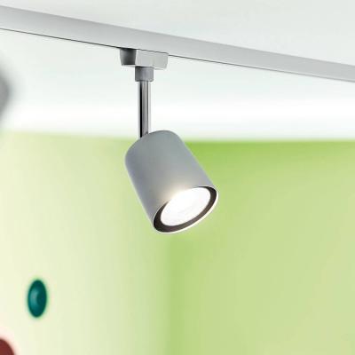 Spot cover urail - gu10 - 10w - chrome mat - sans ampoule