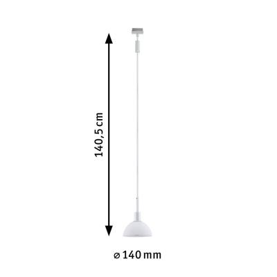 Suspension Urail Sarrasani blanc/opale E14 Blanc Paulmann