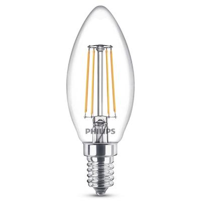 Ampoule Led E14 Flamme Filement Blanc-chaud 40w X1 Philips - L'unit&eacute;