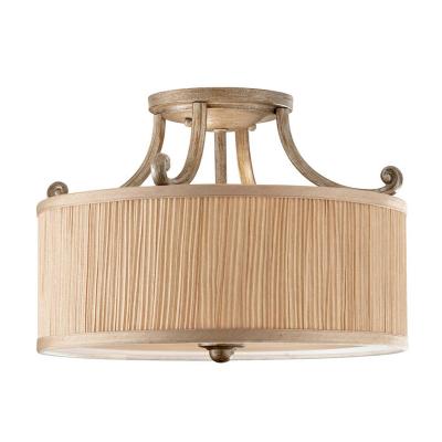 Feiss Plafonnier Abbey 3x100W Argent