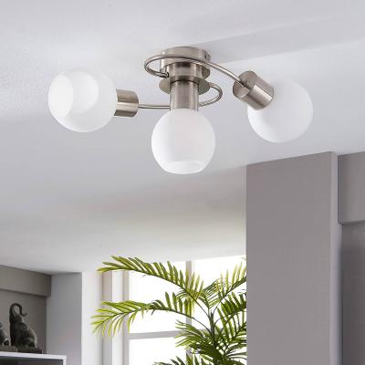 Ciala 3 Plafonnier White/Nickel - Lindby