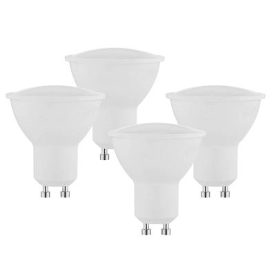 R&eacute;flecteur LED GU10 5W 2&nbsp;700K lot 3+1 320lm mat