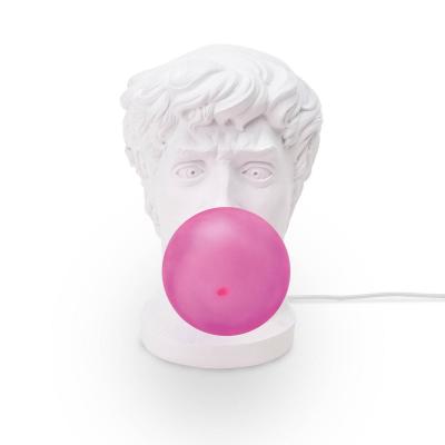 Lampe &agrave; poser Wonder times r&eacute;sine H40,5 cm Blanc Seletti