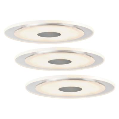 Set de 3 luminaires LED &agrave; encastrer Whirl