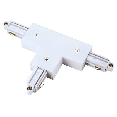 SLV connecteur en T rail monophas&eacute; gauche blanc