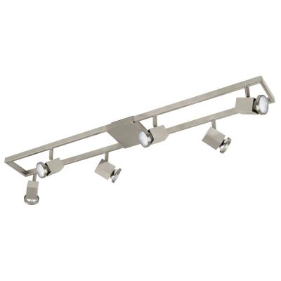 Plafonnier zeraco 6x5w nickel mat - eglo lighting - 93679