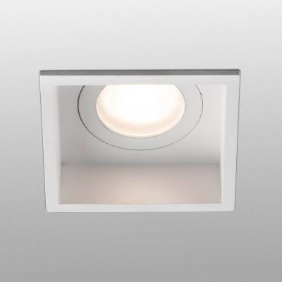 FARO BARCELONA Spot encastr&eacute; Hyde 1 lampe angulaire IP44 blanc
