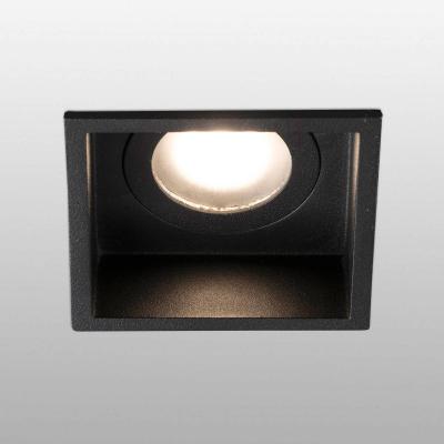 FARO BARCELONA Spot encastr&eacute; Hyde 1 lampe angulaire IP44 noir