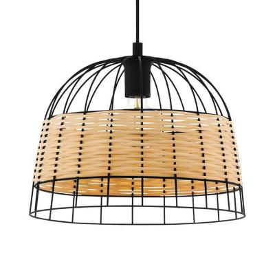 EGLO Suspension Anwick en acier/rotin, &Oslash; 37&nbsp;cm