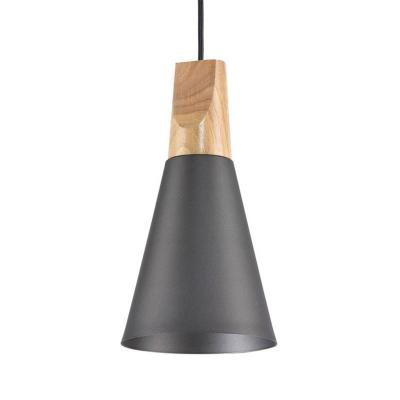 Suspension en m&eacute;tal grise 14 cm Bicones - Maytoni