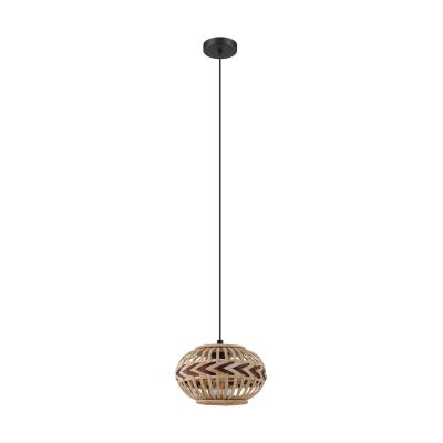 EGLO Suspension Dondarrion, nature/rouge vin, &Oslash; 26 cm